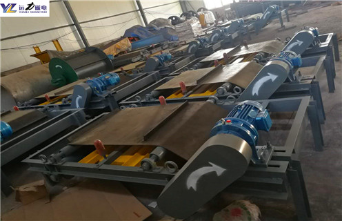 電磁自卸式除鐵器，甘肅電磁自卸式除鐵器設(shè)計_甘肅電磁自卸式除鐵器設(shè)計廠家配件_型號及工作視頻