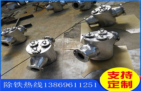 管道式永磁除鐵器，湖南管道式永磁除鐵器_遠(yuǎn)力湖南管道式永磁除鐵器應(yīng)用安裝示意圖型12000高斯_可定制工作原理