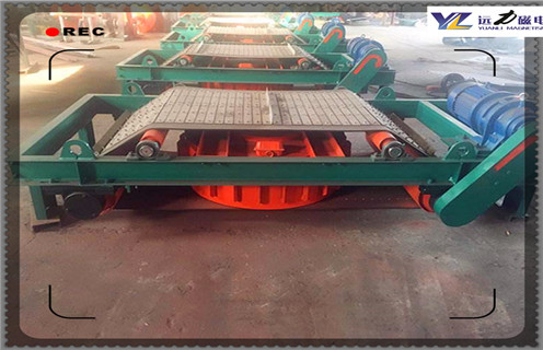 電磁自卸式除鐵器，陜西電磁自卸式除鐵器型號_陜西電磁自卸式除鐵器型號廠家配件_型號及工作視頻 